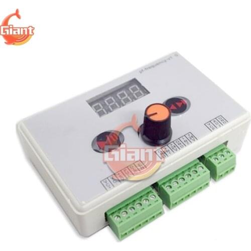 DC 7.5-24V Reversible Stepper Motor Speed Regulator Pulse Signal Controller Stepping Motor Governer Governor LED Digital Display