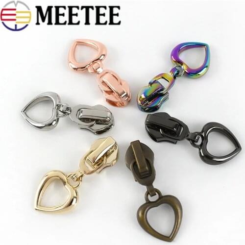 50Pcs 5# Zipper Sliders For Nylon Zippers Jackset Clothes Zip Head Pulls Zips Repair Kit DIY Bag Sewing Accessories KY075