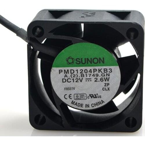 SUNON PMD1204PKB3-A 12V 2.6W 4020 4CM cm double ball temperature control fan