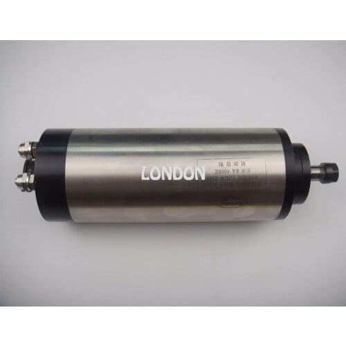 1.5KW VFD+ER16 diameter 80mm 220V water cooling 1.5KW spindle with 4 pieces bearing for cncmachine+water pump+support+ER16+bits