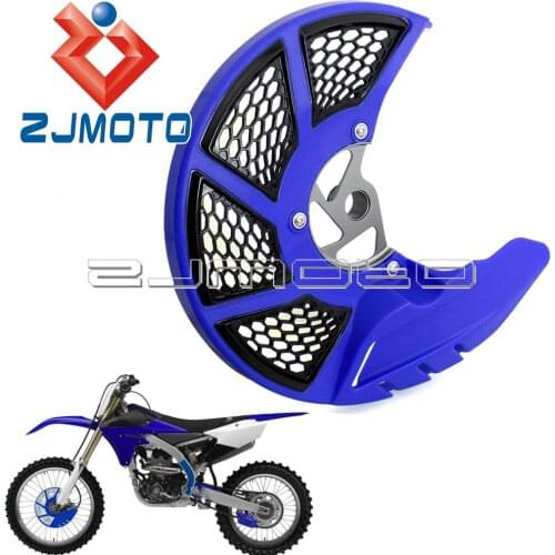 Motorcycle Front Brake Disc Rotor Protector For Yamaha YZ250F 14-17 YZ250FX 15-17 Motocross Off-Road Front Brake Disc Protection