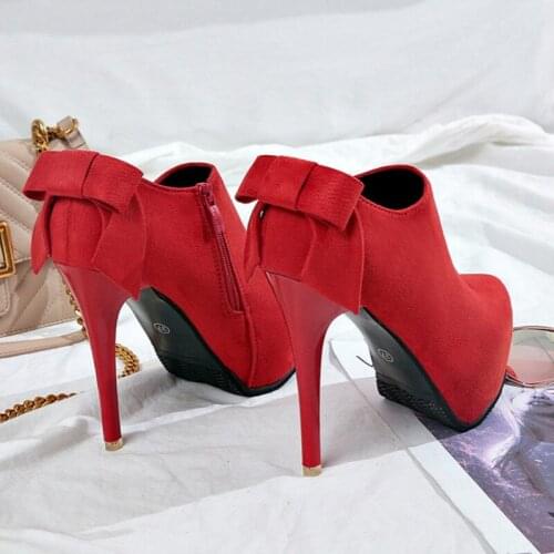 Womens high heels ultimate Sexy high heel Waterproof platform 16cm high heel single shoes womens wedding shoes U14-38