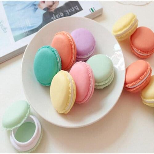 1000 pcs Sweet Macarons Storage Box Candy Color For Jewelry Earring Outing Boxes Living Essential SN315