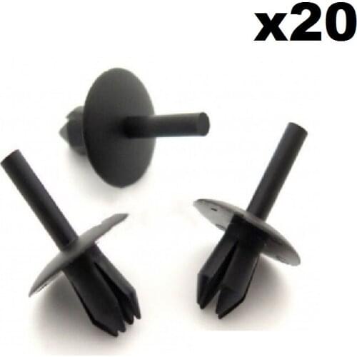 20x Plastic Trim Clip Rivets, Fit a 5.5mm hole, FIX103, Fits For some Ford