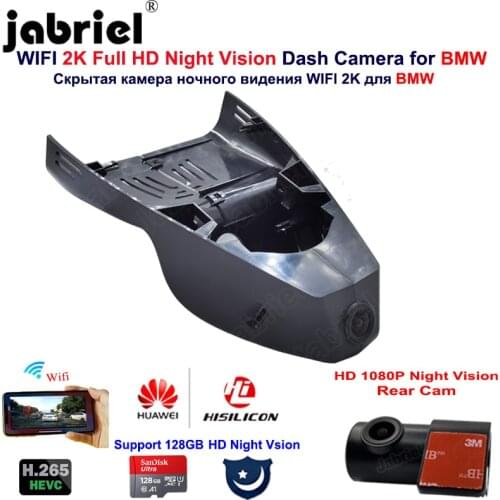 2K Hidden wifi 24H HD 1080P Dash cam Car Camera car dvr for BMW G30 X5 G05 F15 e70 e53 1/3/5 series 2012 2016 2017 2018 2019