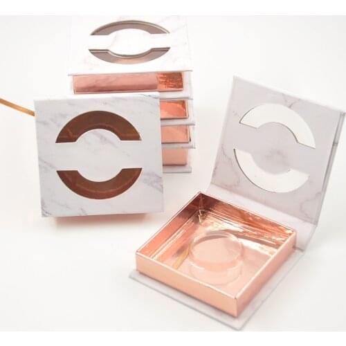 60/pack Wholesale Eyelash Packaging Box Lash Boxes Packaging custom logo Faux Cils Mink Lashes Square Package Case Bulk Vendor