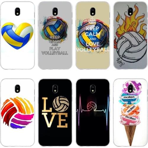 63H Volleyball Soft Silicone Tpu Cover phone Case for Samsung j3 j5 j7 2016 2017 a3 2016 a5 2017 a6 2018