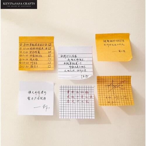 80sheets/set Natural Style Sticky Notes Memo Pads School Stationery Suppliers Office Accessories Presented By Kevin&sasa Crafts
