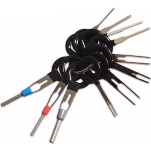 ABSF 11Pcs/Set Terminal Removal Tools Car Electrical Cable Wiring Crimp Connector Pin Extractor Kit Car Repair Hand Tool Set Plu