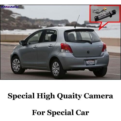LiisLee Car Reversing image Camera For TOYOTA Yaris Vitz XP90 Hatchback MK2 2005~2013 Night Vision Dedicated Rear View back CAM