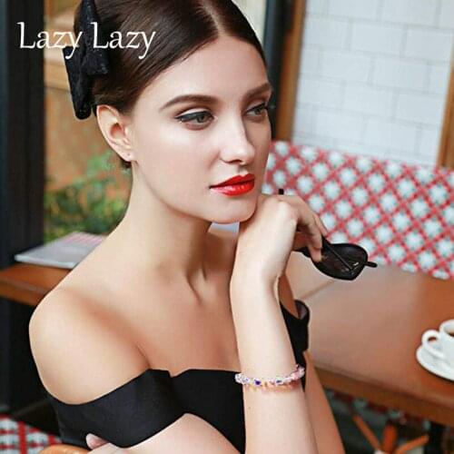 Cubic Crystal Bracelets Iced Out Chain Crystal Wedding Bracelet For Women Men Gold Bracelet Fashion Jewelry Gifts