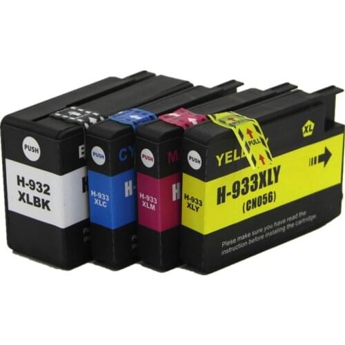 Compatible FOR hp 932 933 XL 932XL Ink Cartridge for HP Officejet 6100 6600 6700 7110 7610 7612 printer