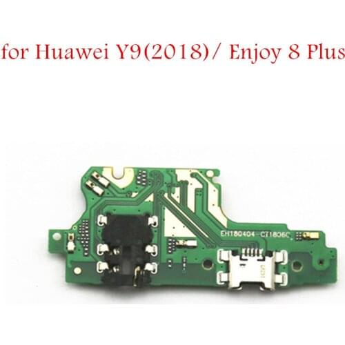 For Huawei Y9(2018)/Enjoy 8 Plus USB Charger Connector Flex Cable Microphone USB Charging Dock PCB Board Flex Cable Repair Parts