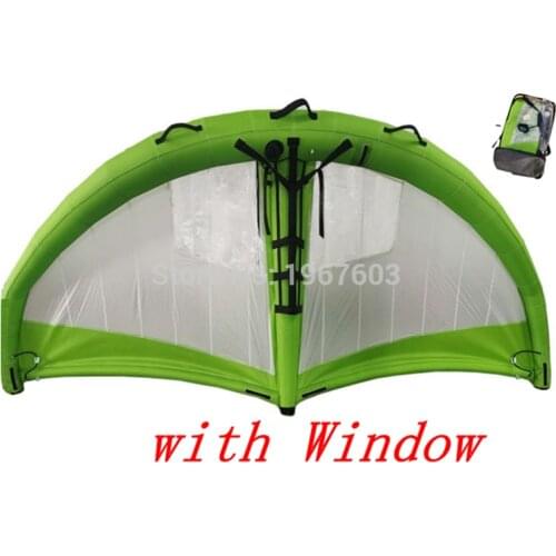 Kitesurfing Wing Foil with window for Surf ,SKI ,windsurfing Wing Ride hydrofoil foil wing inflatable kite foil for Surfing W-C