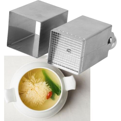 Chrysanthemum Tofu Knife Cut DIY kitchen Accessories Cooking Tool Stainless Steel Cold Dish Styling Chrysanthemum Tofu Silk Mold