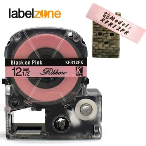 Stain ribbon cassette Compatible for Epson/Kingjim SFR12PK SFR12ZK SFRBK SFR12CZ SFR12GZ SFR12JK KFR12RZ for gifts decoration