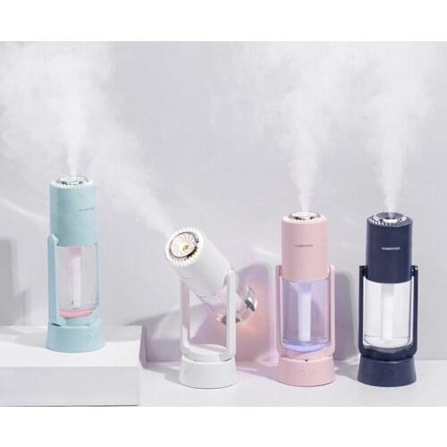 Colorful Car Air Humidifier Aroma Essential Oil Diffuser Ultrasonic Air Purifier LED Projector Anion Atomizer Aroma Accessories