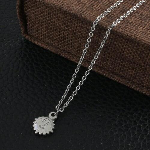 Fashion Stainless Steel Jewelry For Woman and Girl Chain Silver Color Necklace Pendant NGGZAJBA