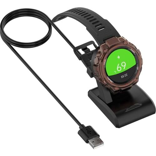 Power Case Mobile Phone Accessory Charger Cable for Amazfit T-Rex GTR GTS Smartwatch USB Charging Adapter Cord