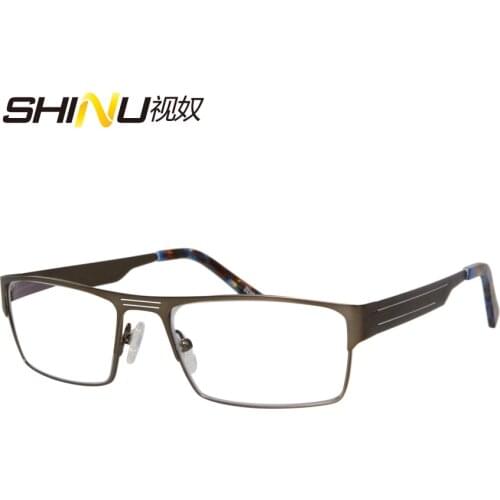 Brand designer eyeglasses men metal glasses frame optical glasses frames prescription lense 1643