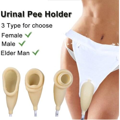 Urine Collection Set Urinal Bag Latex Pee Holder Bedridden Patients Urination Catheter Bags For Man Female Urinary Incontinence
