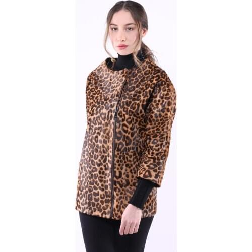 Leopard Print Coat