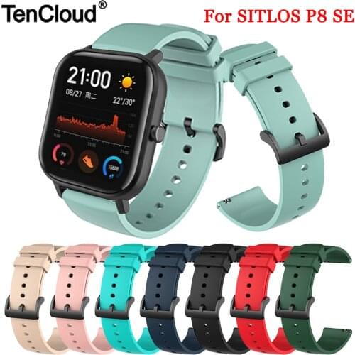 Wrist Strap For SITLOS 2020 P8 SE Smart Watch Band For SITLOS P8 Plus/V31/V23 Replacement Silicone Bracelet Watch Accessories