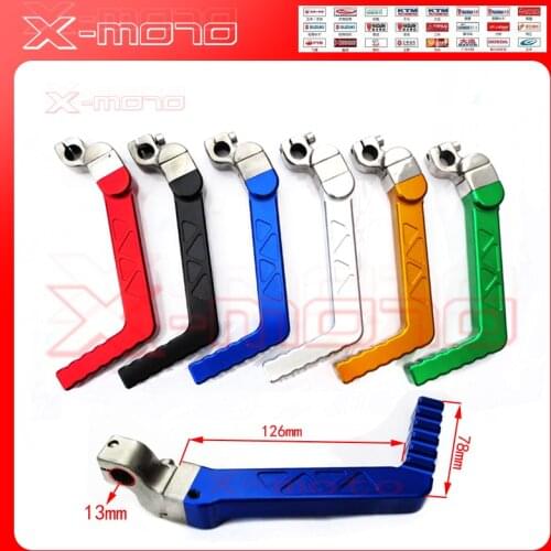 CNC Blue Kick Start Starter Lever For 50cc 110cc 125cc CRF XR YX Pit Dirt Bike