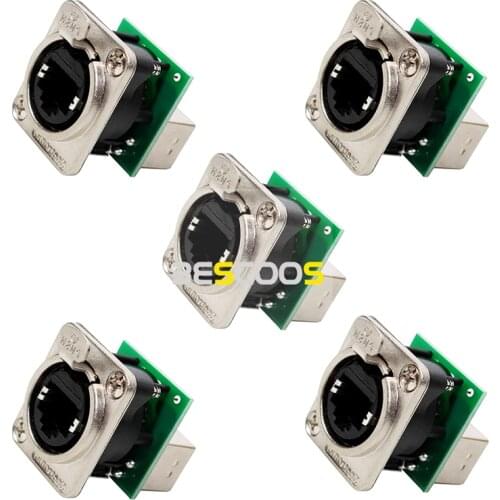 Seetronic SE8FDP D Series Panel-Mount EtherCon Pass-Through Connector