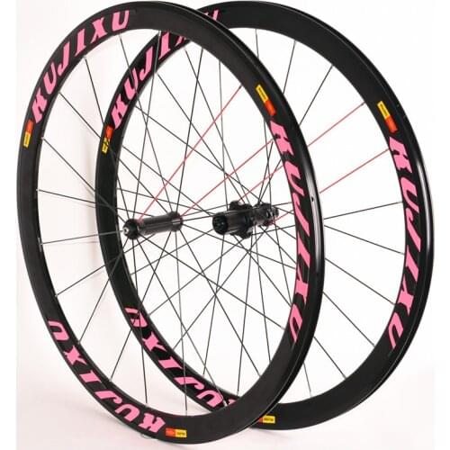 700C 4 sets of ultra-light sealed aluminum alloy bearing wheels for road bike racing 38mm rims Internal width 18.8mm