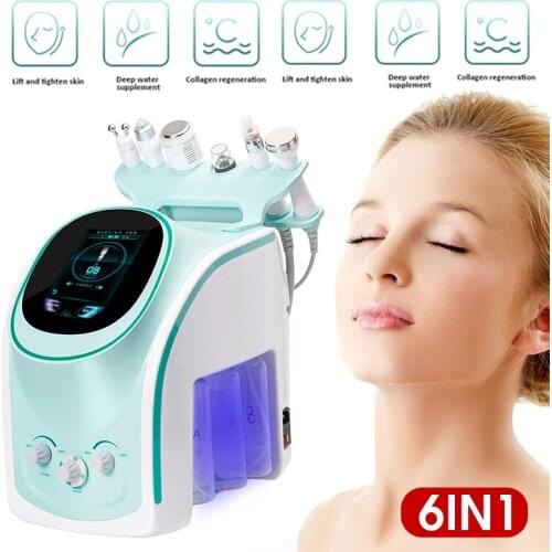 Salon H2-O2 Hydro Dermabrasion Water Peeling Facial Microdermabrasion Machine Skin Lifting Spa Face Cleaner Small Bubble Device