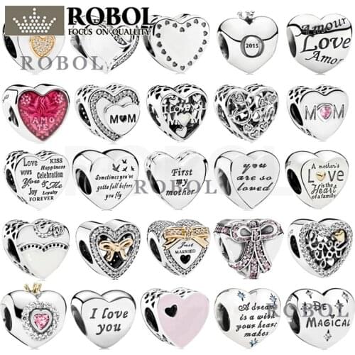 High Quality Boutique 925 Sterling Silver Pendant Accessories 2020 New Romantic Heart Shape Original Handmade Free Shipping