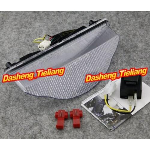 Rear Tail Light Integrated LED Motorcycle Brake Turn Signals Lighting For yamaha Warrior 2002 2003 2004 2005 2006 2007 2008