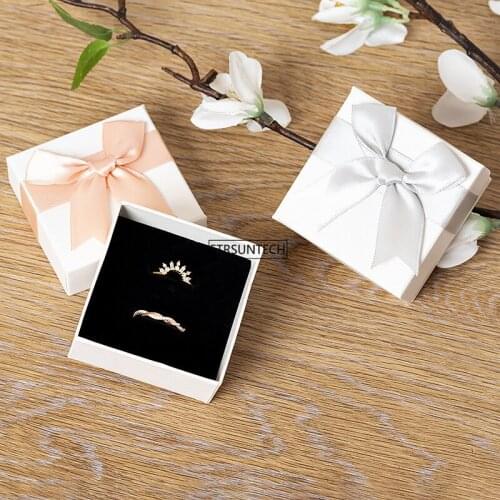 200pcs Paper Jewelry Boxes For Jewelry Necklace Handmade Jewelry Box Multi-function Storage Box