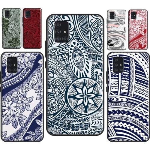 Maori Polynesian Samoan Tribal Case For Samsung A51 A71 A11 A31 A41 A20e A21S A01 A02S A50 A40 A70 A12 A52 A72 A32 Cover