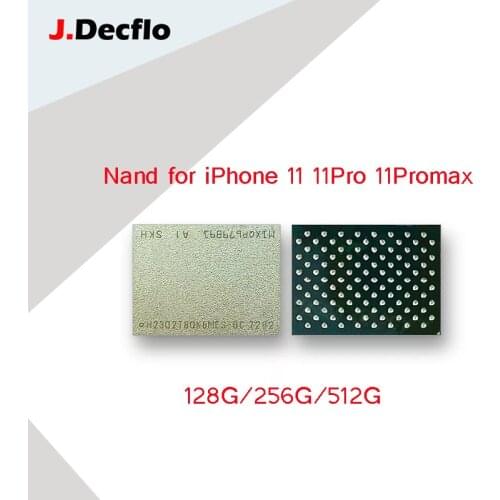 JDecflo Nand Memory Chip For iPhone 11 11PRO MAX 128GB 256GB 512GB Harddisk HDD Chip Solve Error 9/4014 Expand Capacity Storage
