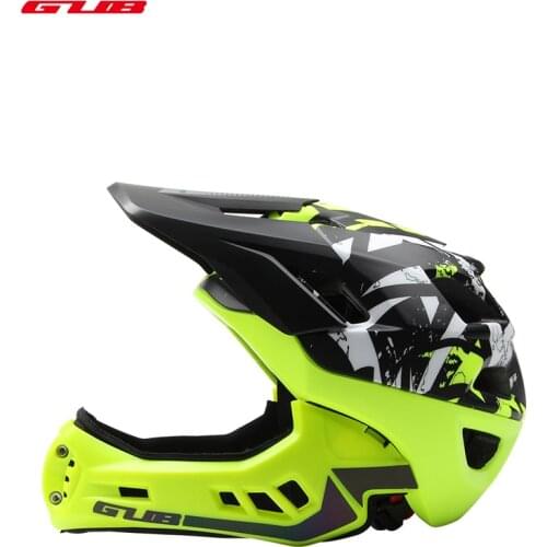 GUB Kids Trainer Bike Helmet Fullface All-terrai MTB Cycling downhi Children Bicycle Sports Safety Helmet OFF-ROAD Helmet