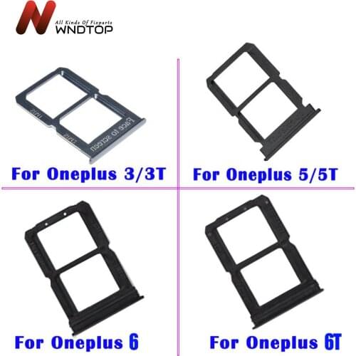 For Oneplus 3 3t 5 5t 6 6T SIM Card Tray Replacement Parts SIM Card Slot Holder Oneplus 6T Sim Card Slot