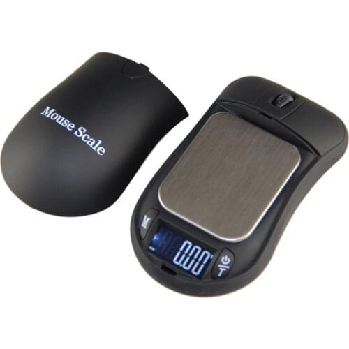 200g/0.01g Mouse Portable LCD Display Scale Digital Electronic High Precision Jewelry Scale Balance Pocket Gram Weighing Tools