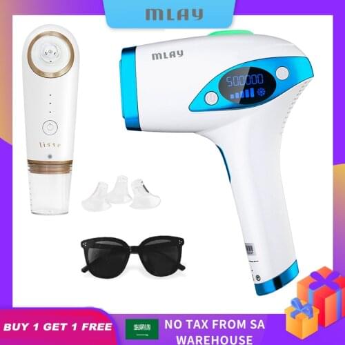 IPL Laser Epilator MLAY T4 Laser Hair Removal Device 500000 Shots Home Use Body Permanent Depilador for Women Epilator a Laser