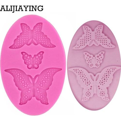 M0082 Sugarcraft Butterfly Silicone mold fondant mold cake decorating tools chocolate gumpaste mold