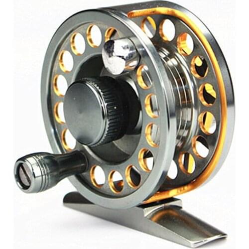 Ultra Light Aluminum Alloy Trolling Mini Ice Fishing Reel Super Brake Force 10Kg Saltwater Fly Fishing Reel Disc Brake System