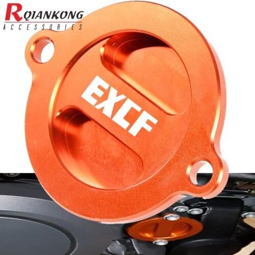Motorcycles Rear Brake Cylinder Fluid Reservoir Engine Oil Filter Cover Cap For 250EXC-F 350 EXC-F 450 EXC-F 500 EXC-F EXC F