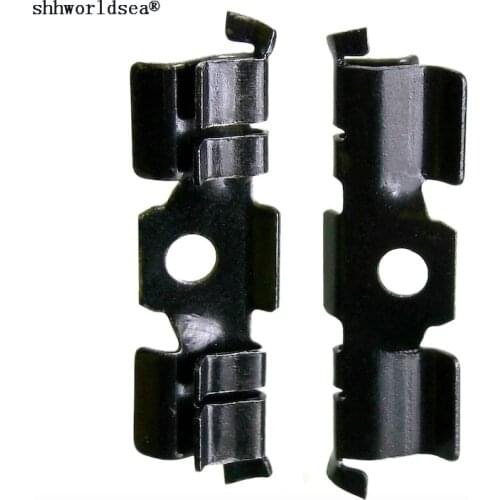 Shhworldsea auto metal black Roof side window glass trim for audi