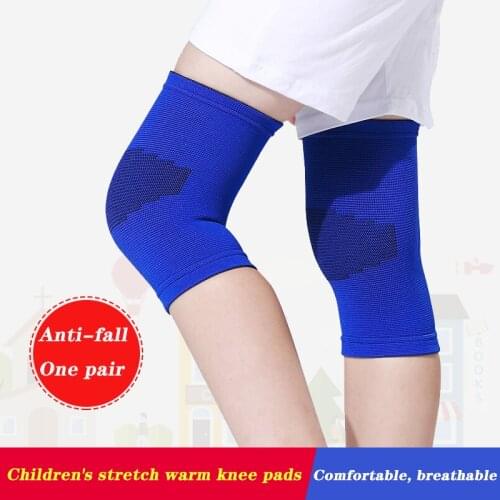 2020 Autumn Spring Youth Thick Knee Brace Children Basketball Football Leggings Fitness Puttee Equipment Sports Protective Gear