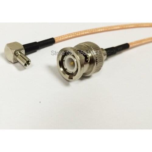 New BNC Male Plug Connector Switch TS9 Convertor RG316 Wholesale Fast Ship 15CM 6" Adapter