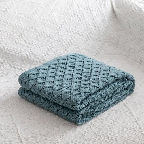 Inya Throw Blanket, Turkish Acrylic Green Throw Blanket with Tassels- Boho Chic Décor Large Cream Throw Blanket