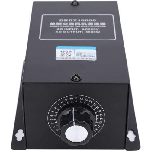 AC 220V Motor Speed Controller Governor Single Phase Fan Stepless Speed Regulator Adjustable Switch