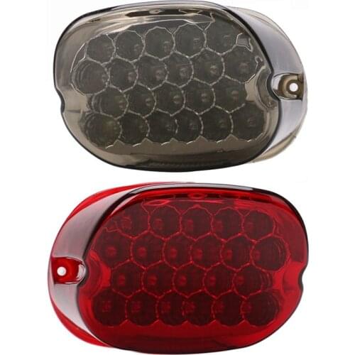 LED Tail Brake Indicator Signal Light Lamp Taillight for Softail Dyna Glide Street Bob Touring Flasher CSV