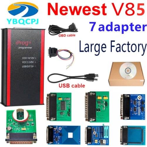 V85 Newest iPROG+Iprog Pro Programmer Supports IMMO/Mileage Correction/Airbag Reset Replace Carprog/Digiprog/Tango
